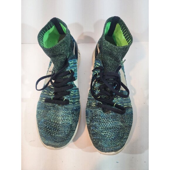 Nike LunarEpic Flyknit “Poison Green” Running Shoes Mens Size 15 818676-003 - Picture 2 of 16